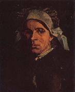 Head of a Peasant Woman with White Cap (nn04) Vincent Van Gogh